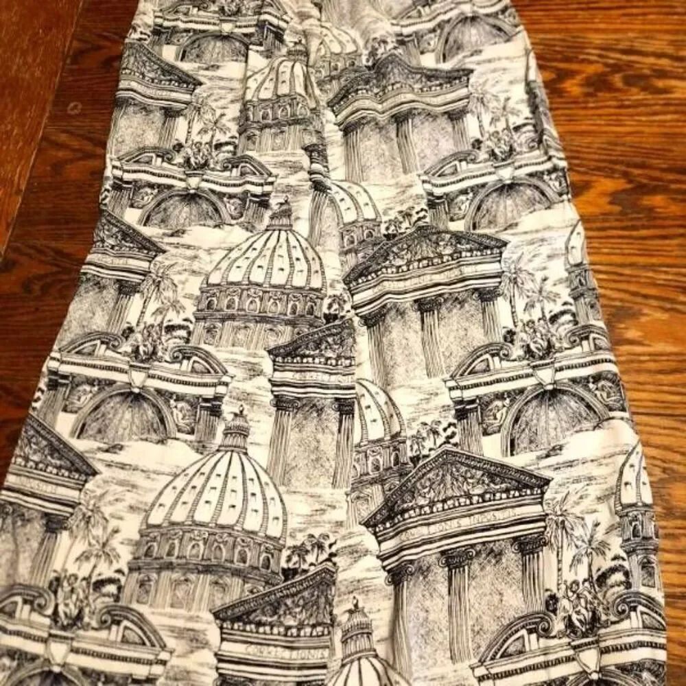 Reformation Tiki City Prints crepe pants in Rome sz 4